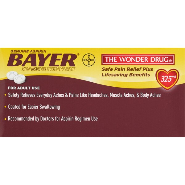 Bayer Genuine Aspirin 325 MG Coated Tablets