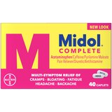 Midol Complete Menstrual Pain Relief Acetaminophen Caplets, thumbnail image 2 of 9
