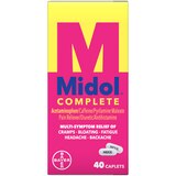 Midol Complete Menstrual Pain Relief Acetaminophen Caplets, thumbnail image 4 of 9