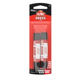 KIWI Black Dress Round Shoe Laces, 36", 2 Pairs, thumbnail image