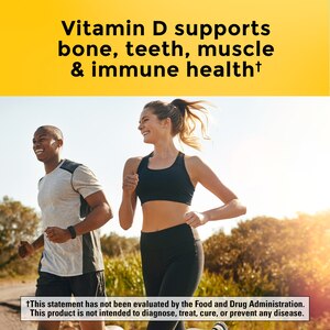 Nature Made Vitamin D3 K2 Gummies, Vitamin D3 5000 IU per serving, 50 CT