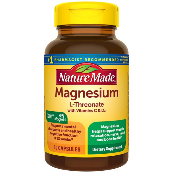 Nature Made Magnesium L-Threonate Capsules, 60 CT