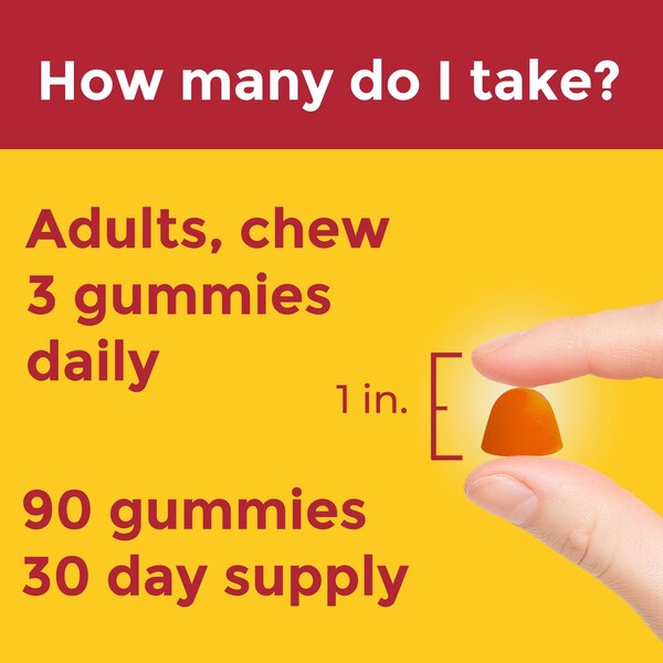 Nature Made Advanced Multivitamin Gummies For Her with Magnesium Citrate, Calcium & B Vitamins, 90 CT