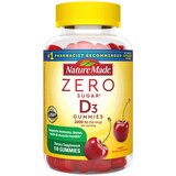 Nature Made Zero Sugar Vitamin D3 Gummies 2000 IU 50 mcg, Sugar Free Gummies, 110 CT, thumbnail image
