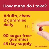 Nature Made Zero Sugar Multivitamin Gummies, Sugar Free Gummies, 90 CT, thumbnail image