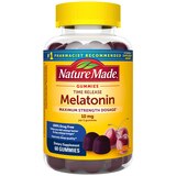 Nature Made Melatonin 10mg per serving Time Release Melatonin Gummies, 100% Drug Free, 60 CT, thumbnail image