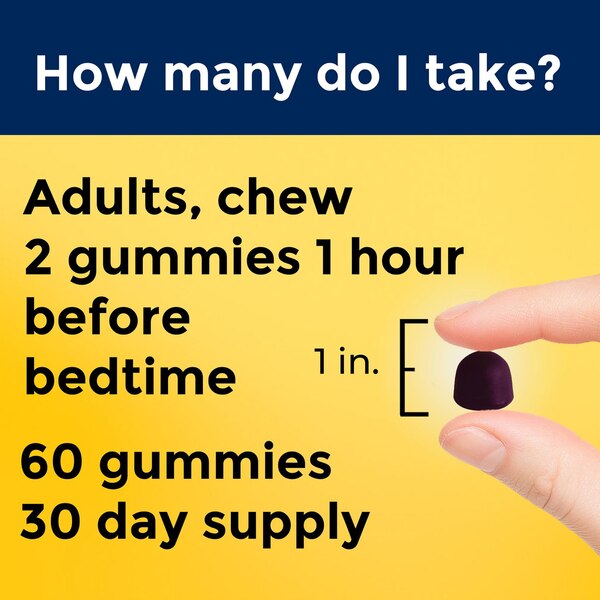 Nature Made Melatonin 10mg per serving Time Release Melatonin Gummies, 100% Drug Free, 60 CT