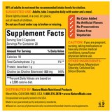 Nature Made Extra Strength Dosage Choline Supplement Capsules 800 Mg, Brain Support, 60 CT, thumbnail image 5 of 9