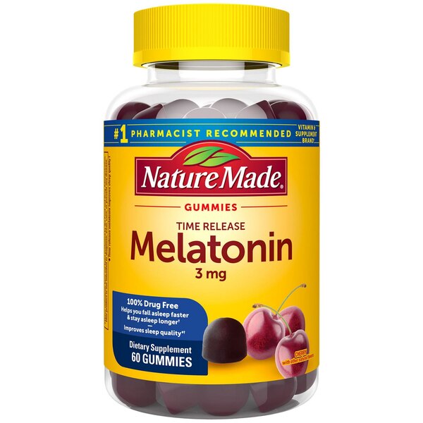 Nature Made Time Release Melatonin Gummies, 60 CT