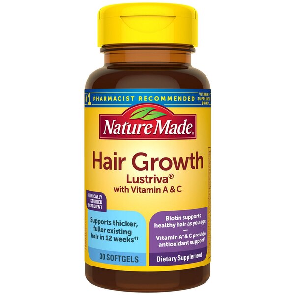 Nature Made Hair Growth Softgels, 30 CT