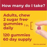 Nature Made Zero Sugar Hair-Skin-Nails Gummies, 120 CT, thumbnail image