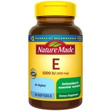 Nature Made Vitamin E 450 mg (1000 IU) dl-Alpha Softgels, 60 CT, thumbnail image 1 of 10