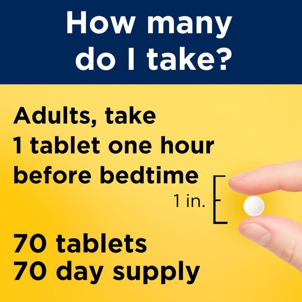 Nature Made Melatonin 10mg Maximum Strength Tablets, 100% Drug Free Sleep Aid for Adults, 70 CT