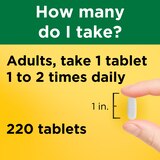 Nature Made Calcium 600 mg with Vitamin D3, Calcium Supplement for Bone Support, Tablets, 200 CT, thumbnail image