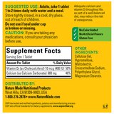 Nature Made Calcium 600 mg with Vitamin D3, Calcium Supplement for Bone Support, Tablets, 200 CT, thumbnail image