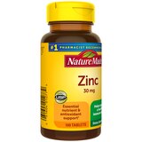 Nature Made Zinc 30 mg, Zinc Supplements for Antioxidant and Immune Support Tablets, 100 CT, thumbnail image