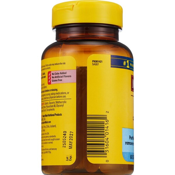 Nature Made Burp Less Fish Oil 1200 mg Softgels