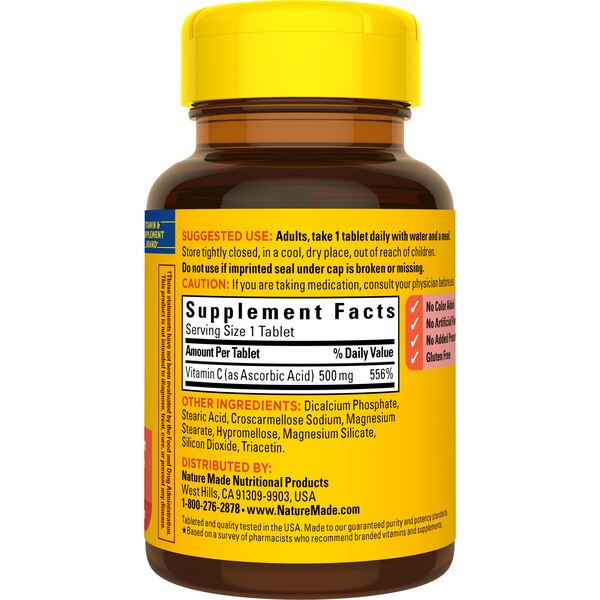 Nature Made Vitamin C Tablets 500mg