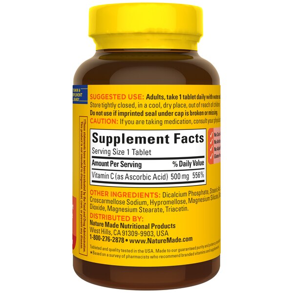 Nature Made Vitamin C Tablets 500mg