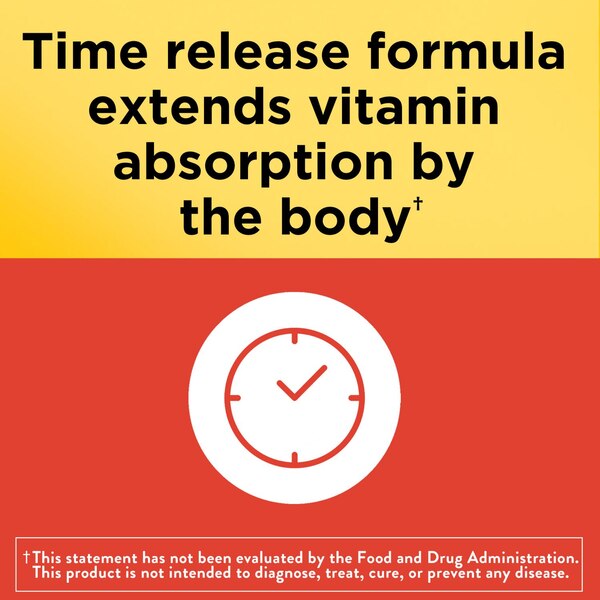 Nature Made Vitamin C 1000 mg Time Release Tablets with Rose Hips, 60 CT