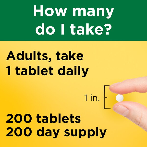 Nature Made Magnesium Oxide Tablets, 250 mg, 200 CT