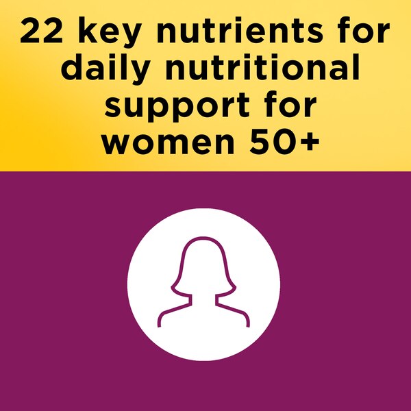 Nature Made Multivitamin For Her 50+ Tablets with No Iron, 90 CT