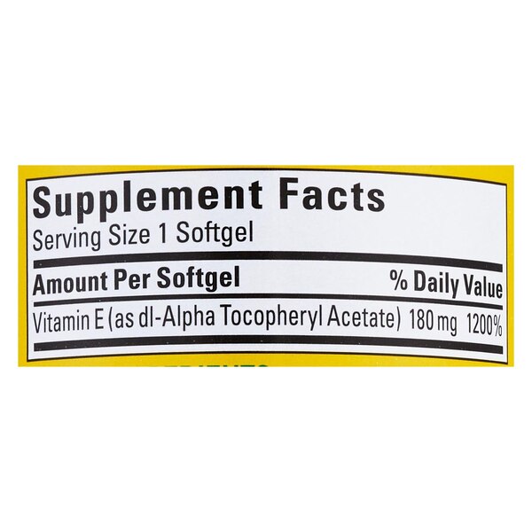 Nature Made - Vitamina E en cápsulas blandas, 180 mg (400 IU) dl-Alpha, 300 u.