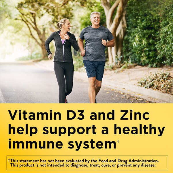 Nature Made Calcium Magnesium Zinc with Vitamin D3, Calcium Supplement for Bone Support, 300 Tablets