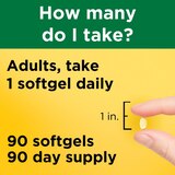 Nature Made Vitamin D3 2000 IU (50 mcg), Bone Health and Immune Support Softgels, 90 CT, thumbnail image