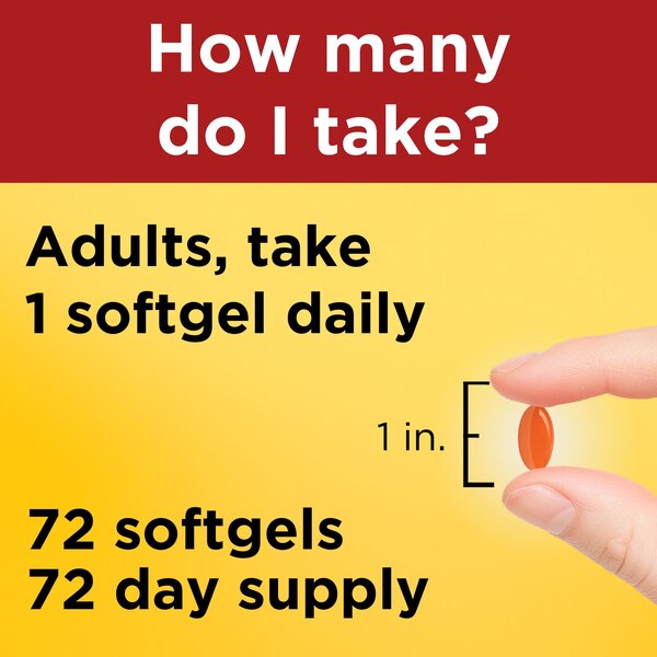 Nature Made CoQ10 100 mg Softgels, 72 CT