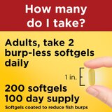 Nature Made Burp Less Fish Oil 1200 mg Softgels, thumbnail image