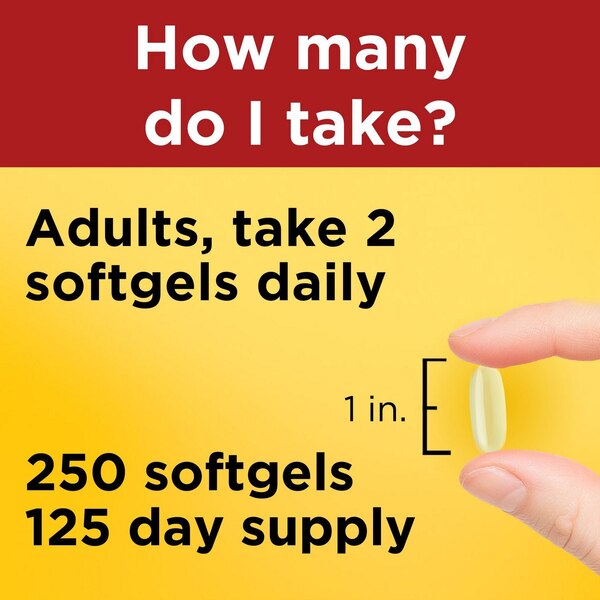 Nature Made Fish Oil with Omega-3 Liquid Softgels 1000 mg