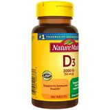 Nature Made Vitamin D3 Tablets,  2000 IU (50 mcg), 100 CT, thumbnail image