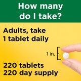 Nature Made Vitamin D3 2000 IU (50 mcg) Bone Health and Immune Support Tablets, 220 CT, thumbnail image 4 of 10