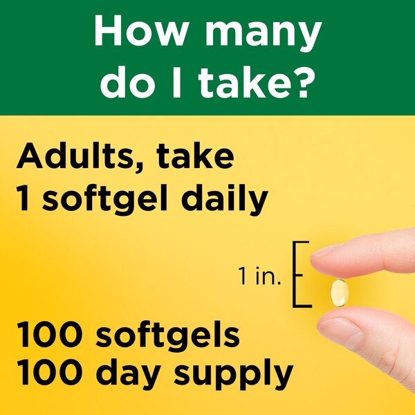 Nature Made Vitamin D Liquid Softgels 1,000 IU