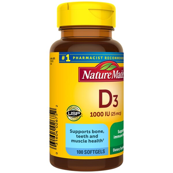 Nature Made Vitamin D Liquid Softgels 1,000 IU