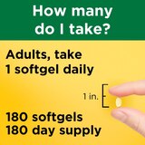Nature Made Vitamin D3 1000 IU (25 mcg), Bone Health and Immune Support Softgels, 180 CT, thumbnail image