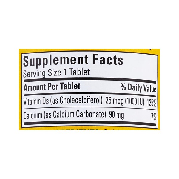 Nature Made Vitamin D Tablets 1,000 IU