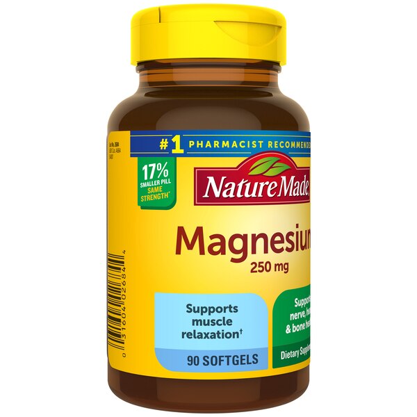 Nature Made Magnesium 250 mg Softgels, 90 CT
