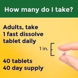 Nature Made Vitamin B12 Sublingual 3000 mcg Sugar Free Fast Dissolve Tablets, 40 CT, thumbnail image