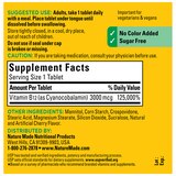 Nature Made Vitamin B12 Sublingual 3000 mcg Sugar Free Fast Dissolve Tablets, 40 CT, thumbnail image