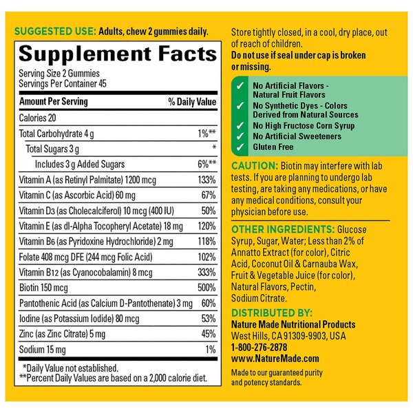 Nature Made Multi Gummies, 90 CT