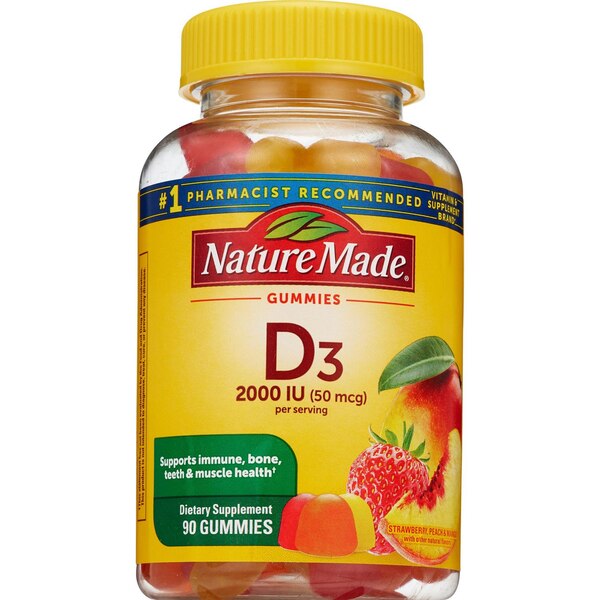 Nature Made D3 Adult Gummies Vitamins