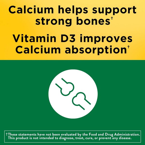 Nature Made Calcium 500 mg with Vitamin D3 Gummies, 80 CT
