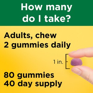 Nature Made Calcium 500 mg with Vitamin D3 Gummies, 80 CT