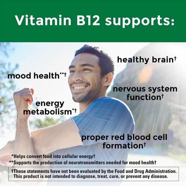 Nature Made Vitamin B12 1000 mcg, B12 Vitamin Softgels for Energy Metabolism Support, 150 CT