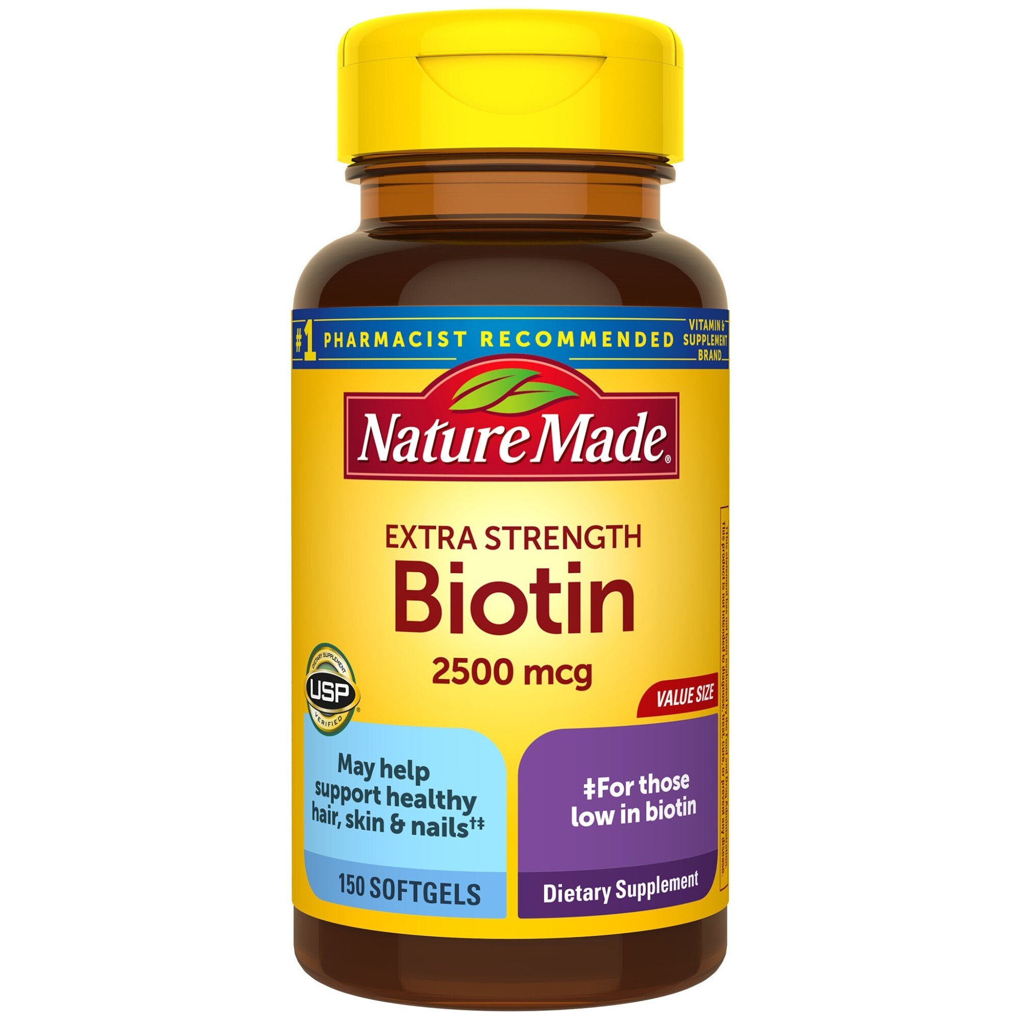 Nature Made Biotin 2500 mcg Softgels, 150 CT