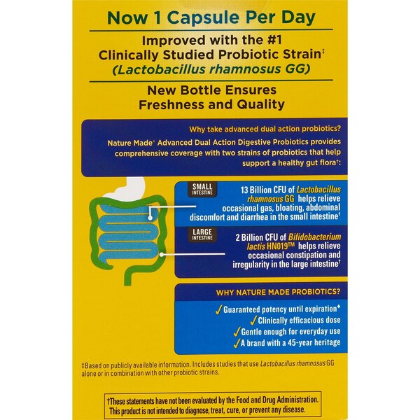 Nature Made Probiotic 15B CFU Capsule, 30 CT