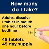 Nature Made Fast Dissolve Melatonin 10mg Tablets, Maximum Strength 100% Drug Free Sleep Aid, 45 CT, thumbnail image 4 of 10