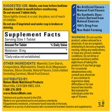 Nature Made Fast Dissolve Melatonin 10mg Tablets, Maximum Strength 100% Drug Free Sleep Aid, 45 CT, thumbnail image 5 of 10